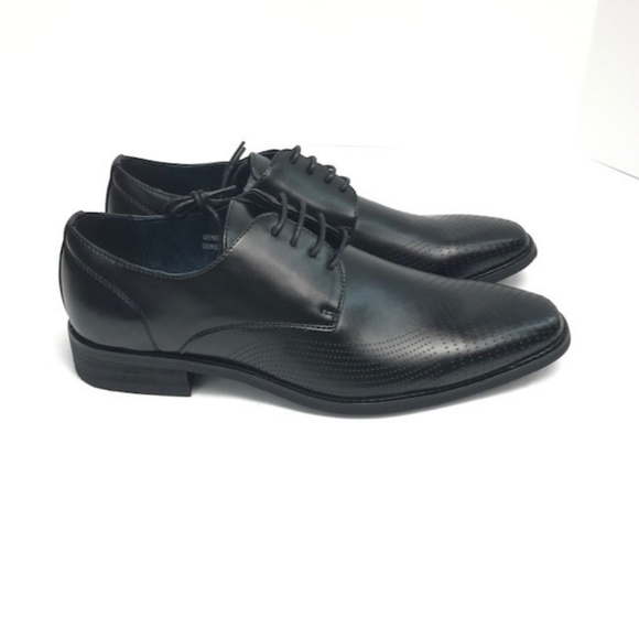 Amali Men\'s Black Wing Tip Oxford Dress Shoes Sizes 10 - 15 main image 7